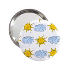 Sunshine Tech White 2 25  Handbag Mirrors by Simbadda