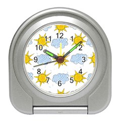 Sunshine Tech White Travel Alarm Clocks by Simbadda