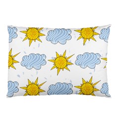 Sunshine Tech White Pillow Case by Simbadda