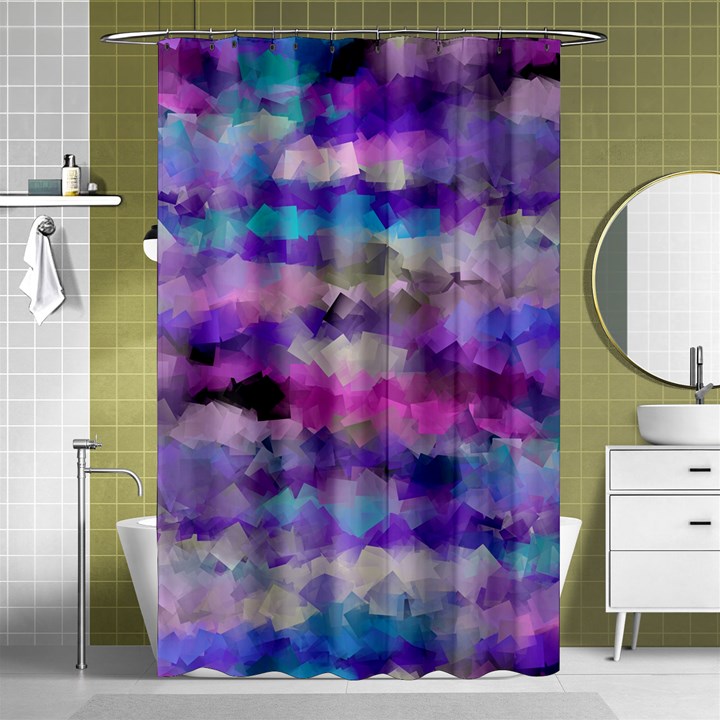 1 111111111artcubes Shower Curtain 48  x 72  (Small) 