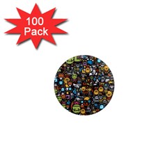 Many Funny Animals 1  Mini Magnets (100 pack) 