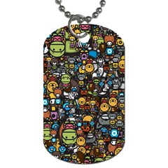 Many Funny Animals Dog Tag (Two Sides)