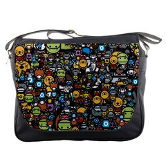 Many Funny Animals Messenger Bags