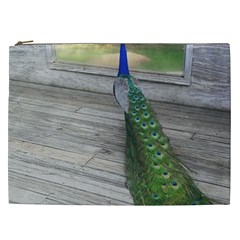 Peacock Cosmetic Bag (xxl)  by Mandielei