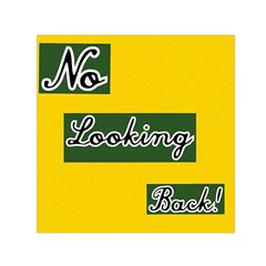 No Looking Back Small Satin Scarf (square) 