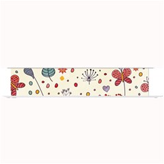 Spring Floral Pattern With Butterflies Small Bar Mats by TastefulDesigns