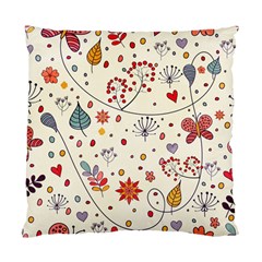 Spring Floral Pattern With Butterflies Standard Cushion Case (two Sides) by TastefulDesigns