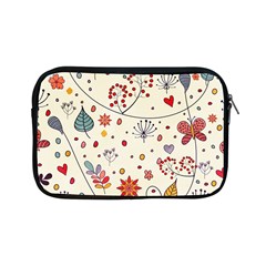 Spring Floral Pattern With Butterflies Apple Ipad Mini Zipper Cases by TastefulDesigns