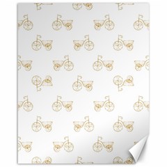 Retro Bicycles Motif Vintage Pattern Canvas 16  X 20   by dflcprints