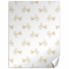 Retro Bicycles Motif Vintage Pattern Canvas 18  X 24   by dflcprints