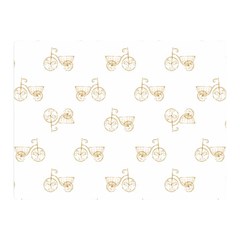 Retro Bicycles Motif Vintage Pattern Double Sided Flano Blanket (mini) 