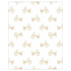 Retro Bicycles Motif Vintage Pattern Drawstring Bag (small) by dflcprints