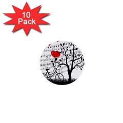 Love Song 1  Mini Buttons (10 Pack)  by Valentinaart