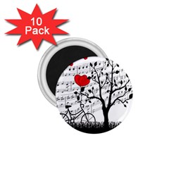 Love Song 1 75  Magnets (10 Pack)  by Valentinaart