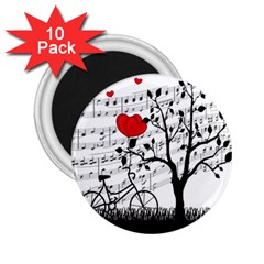 Love Song 2 25  Magnets (10 Pack)  by Valentinaart