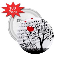 Love Song 2 25  Buttons (100 Pack)  by Valentinaart