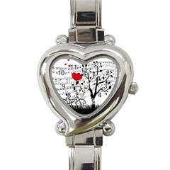 Love Song Heart Italian Charm Watch by Valentinaart