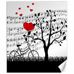 Love Song Canvas 20  X 24   by Valentinaart