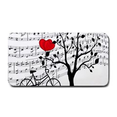 Love Song Medium Bar Mats by Valentinaart