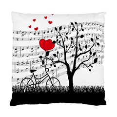 Love Song Standard Cushion Case (two Sides) by Valentinaart