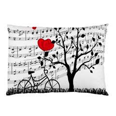 Love Song Pillow Case by Valentinaart