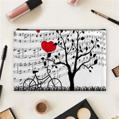 Love Song Cosmetic Bag (large)  by Valentinaart