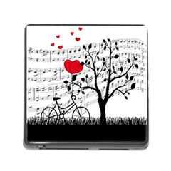 Love Song Memory Card Reader (square) by Valentinaart