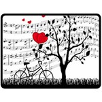 Love song Fleece Blanket (Large)  80 x60  Blanket Front