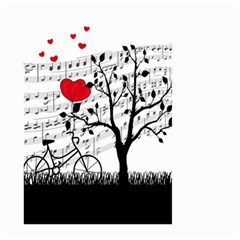 Love Song Large Garden Flag (two Sides) by Valentinaart