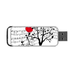 Love Song Portable Usb Flash (one Side) by Valentinaart