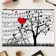 Love Song Cosmetic Bag (xxxl)  by Valentinaart