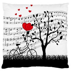 Love Song Standard Flano Cushion Case (two Sides) by Valentinaart