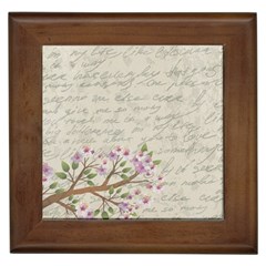 Cherry blossom Framed Tiles