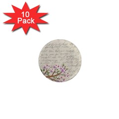 Cherry Blossom 1  Mini Magnet (10 Pack)  by Valentinaart