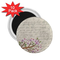 Cherry Blossom 2 25  Magnets (10 Pack)  by Valentinaart