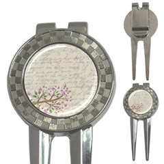 Cherry Blossom 3-in-1 Golf Divots by Valentinaart