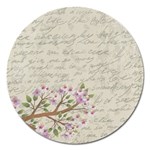 Cherry blossom Magnet 5  (Round) Front