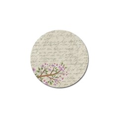 Cherry Blossom Golf Ball Marker by Valentinaart