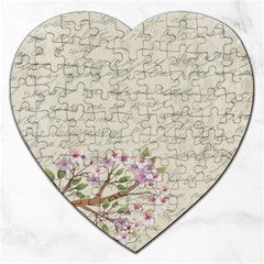 Cherry blossom Jigsaw Puzzle (Heart)