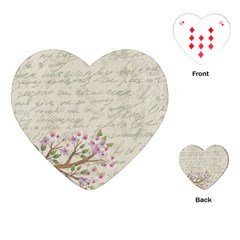 Cherry blossom Playing Cards (Heart) 