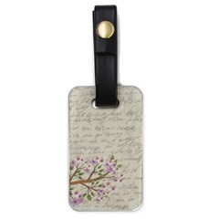 Cherry Blossom Luggage Tags (one Side)  by Valentinaart