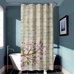 Cherry Blossom Shower Curtain 36  X 72  (stall)  by Valentinaart