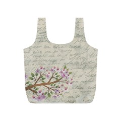 Cherry blossom Full Print Recycle Bags (S) 