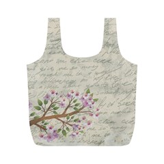 Cherry blossom Full Print Recycle Bags (M) 