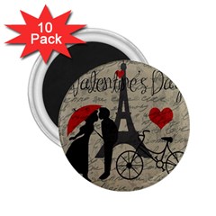 Love Letter - Paris 2 25  Magnets (10 Pack)  by Valentinaart