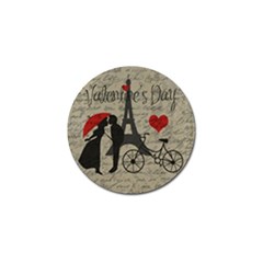 Love Letter - Paris Golf Ball Marker by Valentinaart