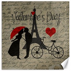 Love Letter - Paris Canvas 20  X 20   by Valentinaart