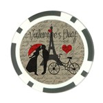 Love letter - Paris Poker Chip Card Guard Front