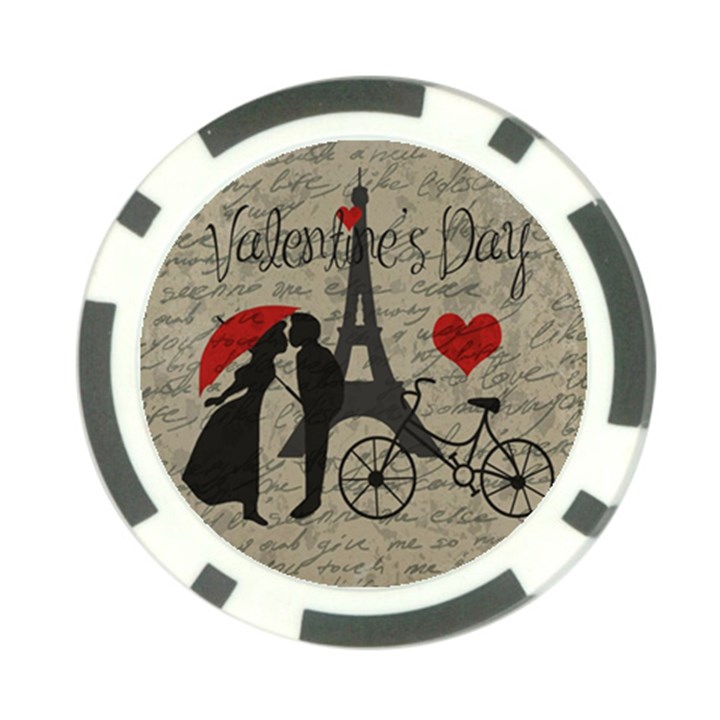 Love letter - Paris Poker Chip Card Guard