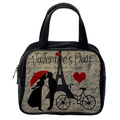 Love Letter - Paris Classic Handbags (one Side) by Valentinaart